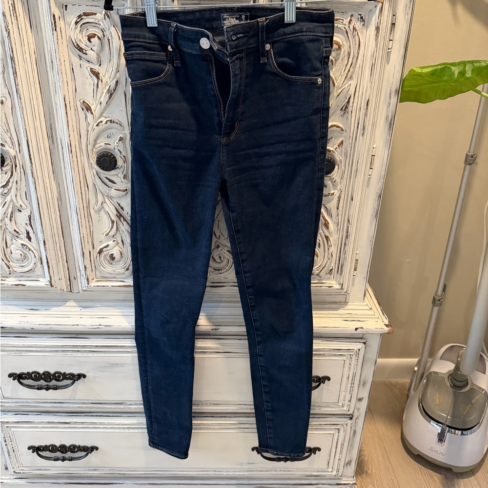 Abercrombie & Fitch Navy Skinny Jeans